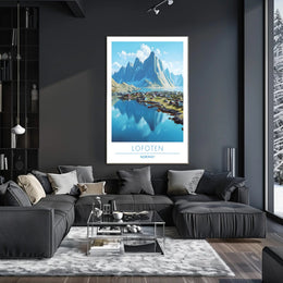 Lofoten Scenic View Poster
