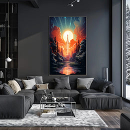 Celestial Launch Poster