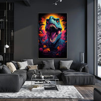 Roaring Jurassic Poster PosterGoat