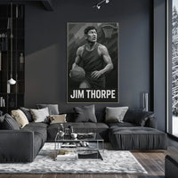 Jim Thorpe Legacy Minimalist Art Poster