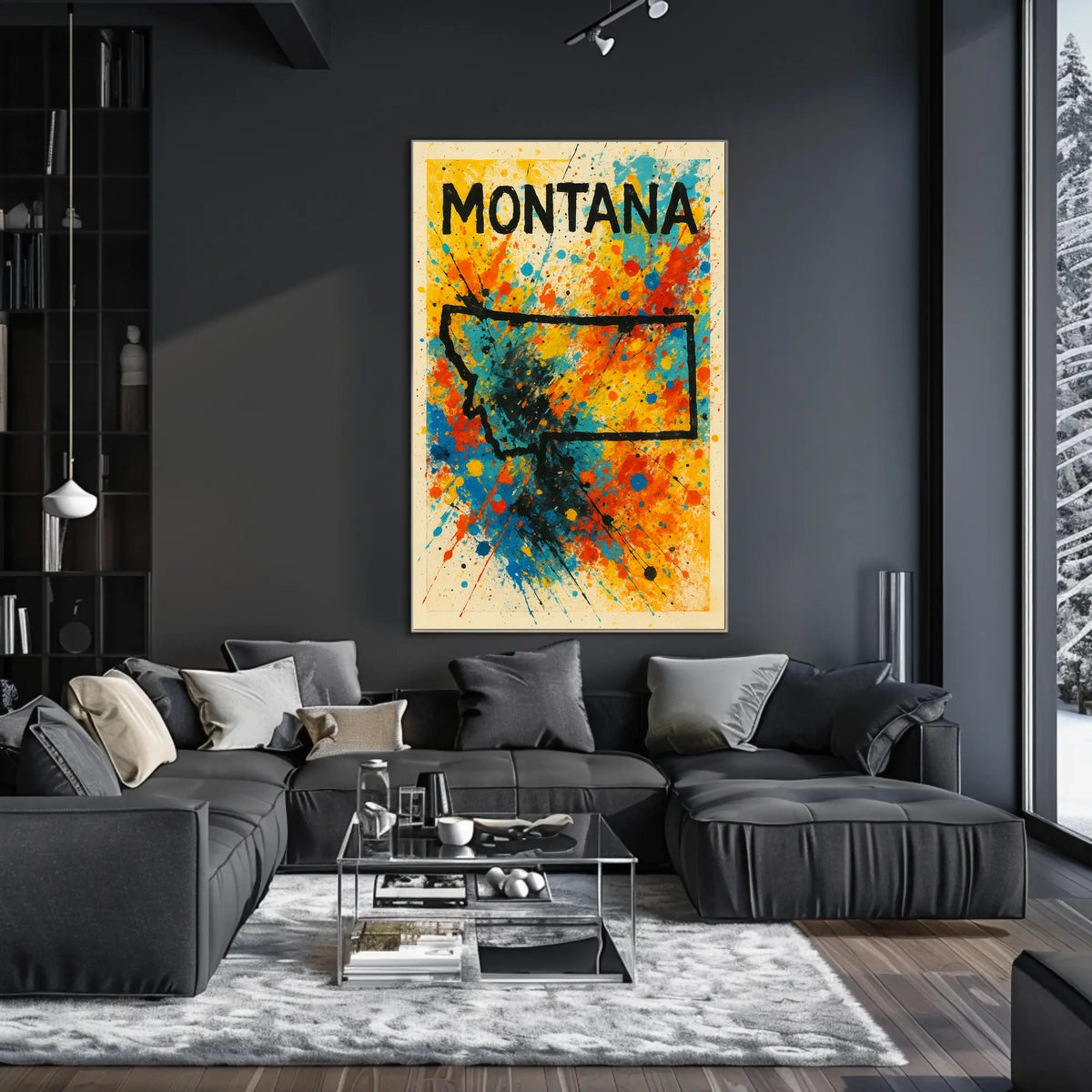 Montana Splash Poster