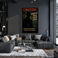Caution Careless Talk Costs Lives Poster