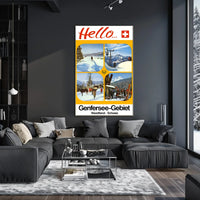 Hello from the Genfersee-Gebiet Poster