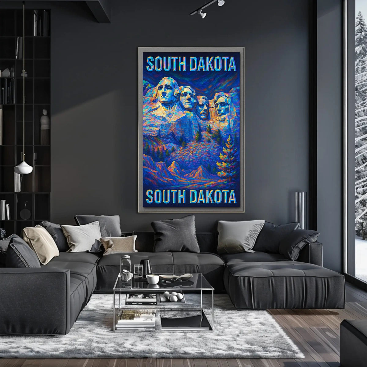 Mount Rushmore In South Dakota Poster