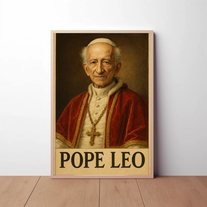 Portrait of Pope Leo XIII Portrait Poster