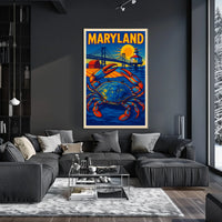 MarylandS Coastal Charm Poster