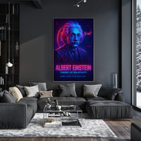 Science Education Albert Einstein Theory Of Relativity Poster