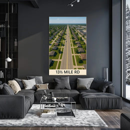 13½ Mile Road Poster