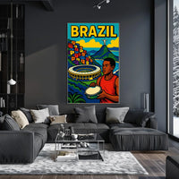 Vibrant Brazil Poster
