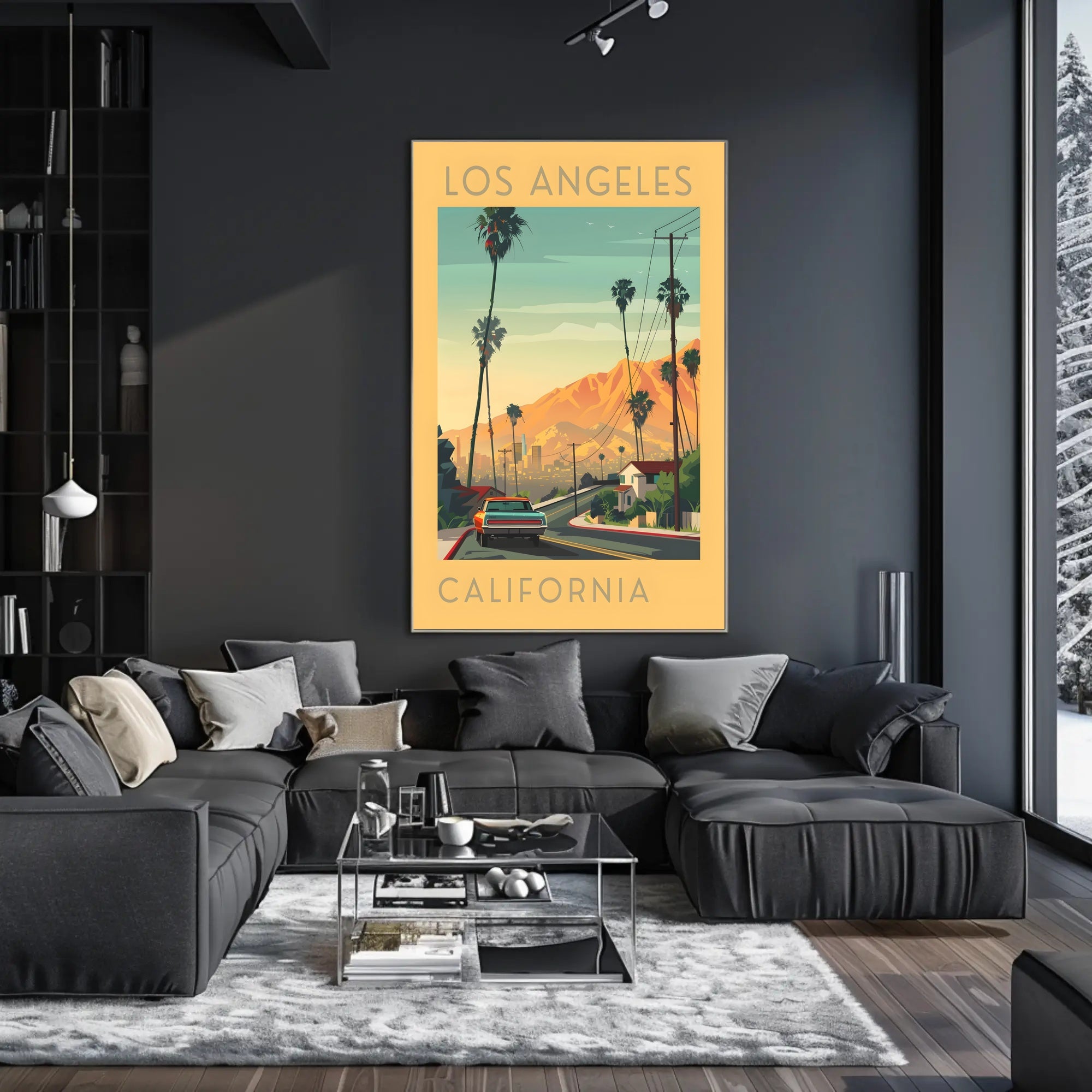 Los Angeles Scenic Drive Poster
