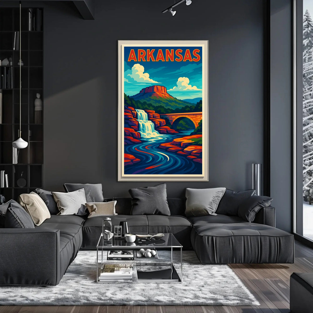 Arkansas Scenic Landscape Poster