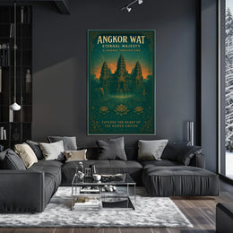 Angkor Wat Eternal Majesty Poster