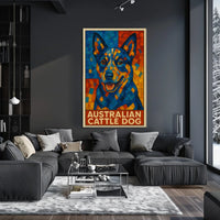 Australian Cattle Dog Art Poster