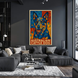 Australian Cattle Dog Art Poster