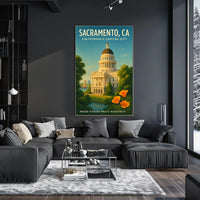 Sacramento, CA Californias Capital City Poster