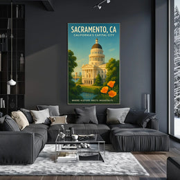Sacramento, CA Californias Capital City Poster