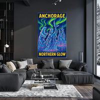 Anchorage Northern Glow Poster