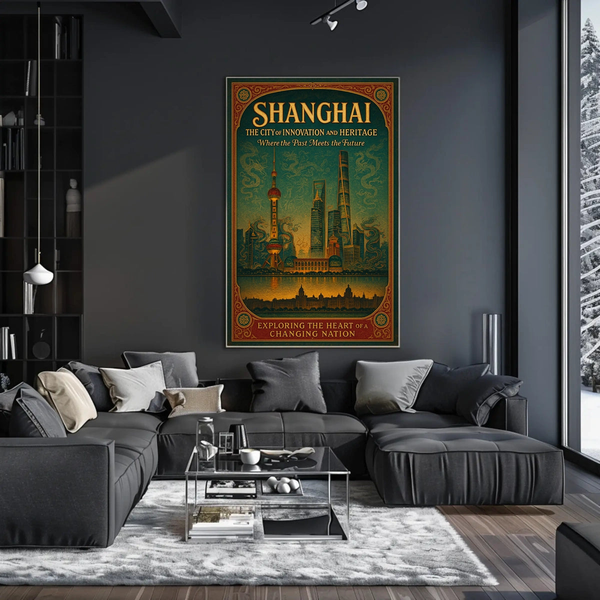 Shanghai The City of Innovation and Heritage Poster