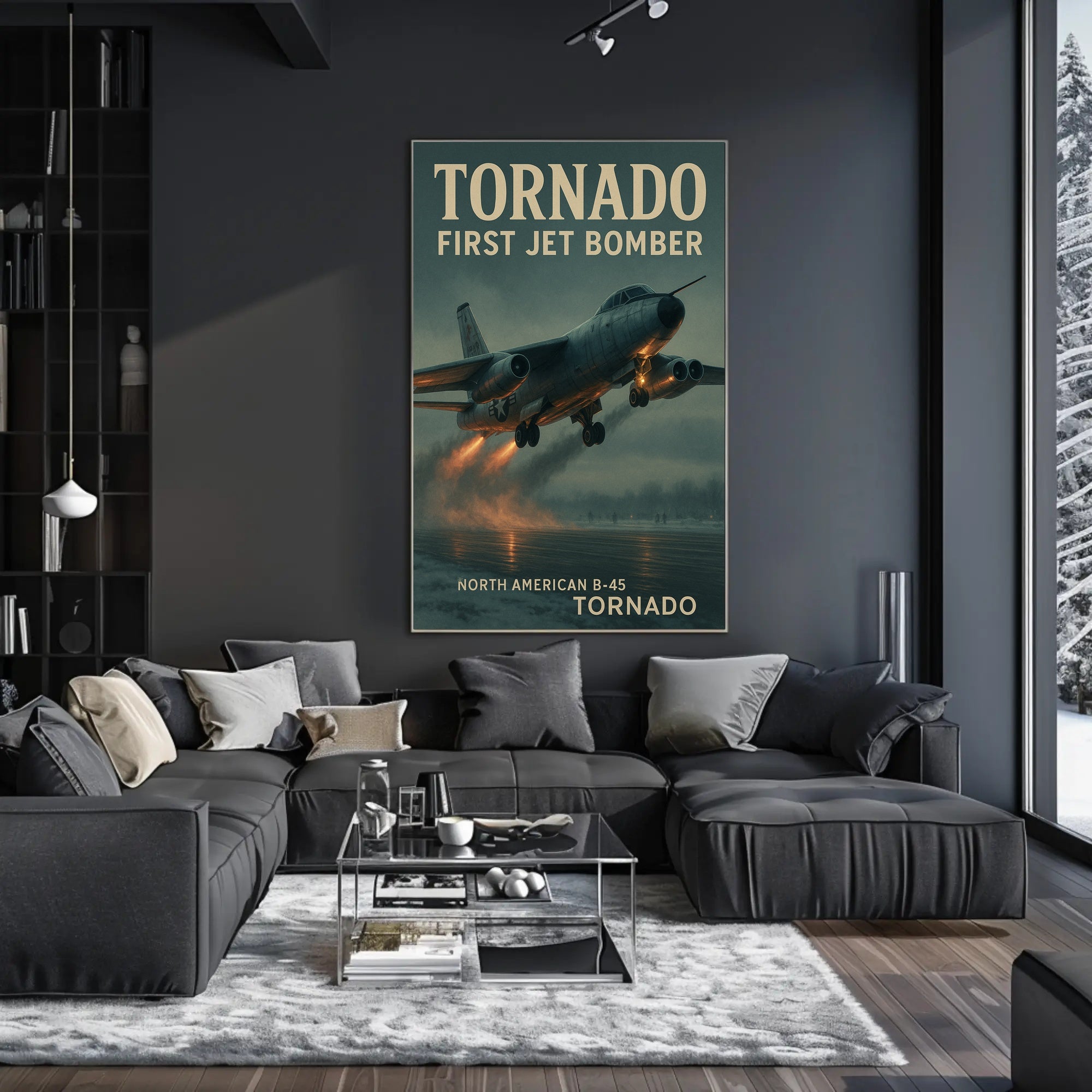 North American B-45 Tornado Early Cold War Poster