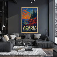 Acadia National Park Scenic Wanderlust Poster
