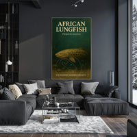 African Lungfish Illustration: Educational or Infographic Poster