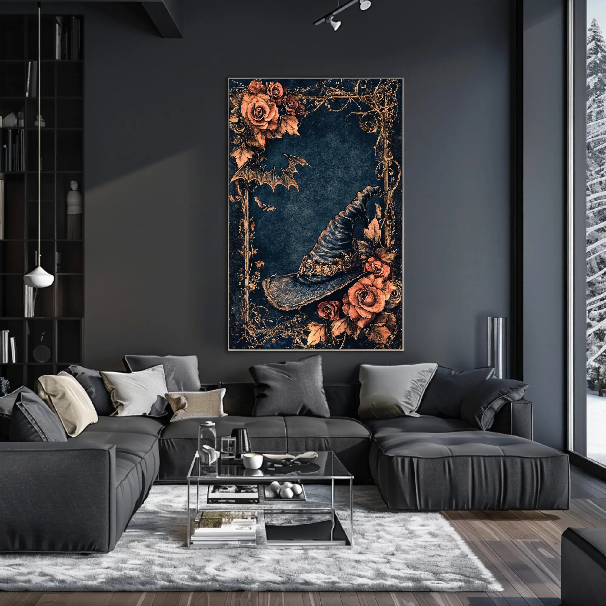 Enchanted Autumn Night Poster