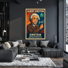 Albert Einstein Theory Of Relativity Poster