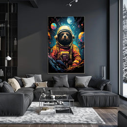 Cosmic Canine Adventure Poster