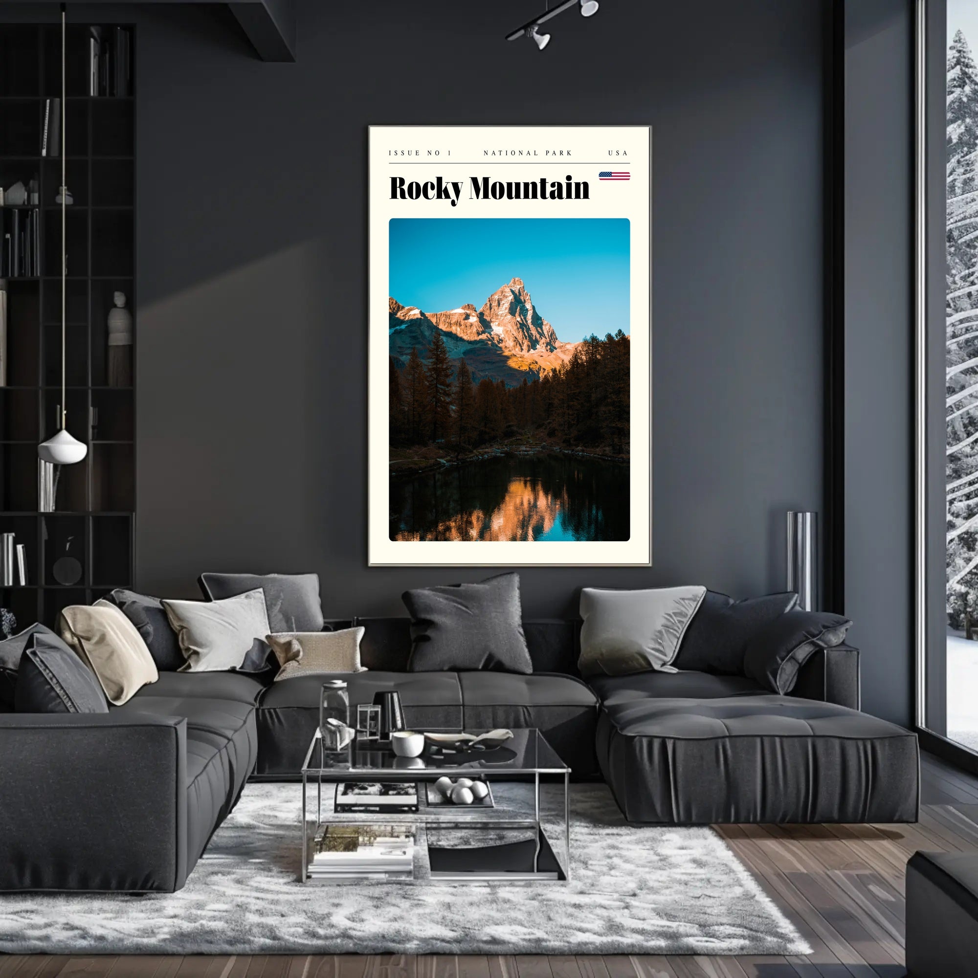 Rocky Mountain National Park Scenic Poster Print