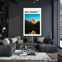 Rocky Mountain National Park Scenic Poster Print
