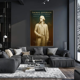 Thomas Jefferson Visionary Of A Nation Poster
