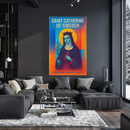 Saint Catherine of Sweden Poster
