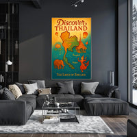 Discover Thailand The Land of Smiles Poster
