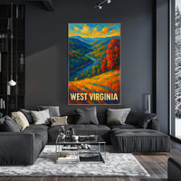 West Virginia Landscape Poster