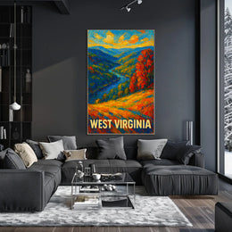 West Virginia Landscape Poster