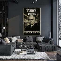 Warren G. Harding 29Th President Poster