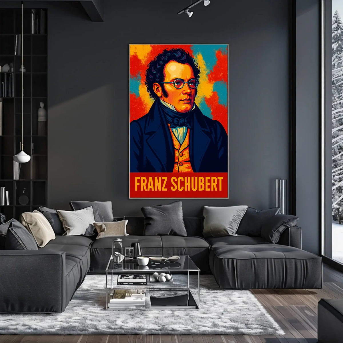 Franz Schubert Portrait Poster