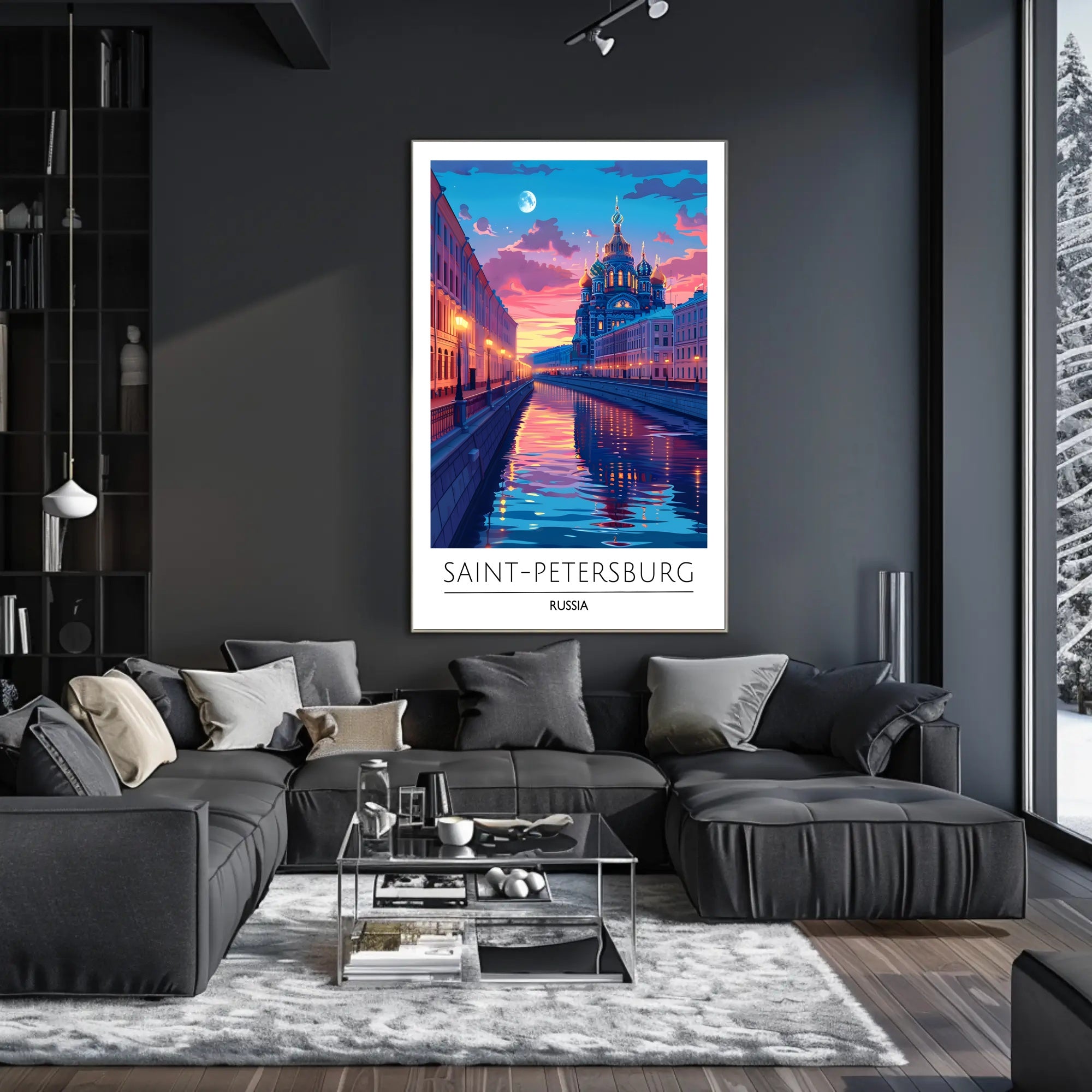 Saint Petersburg Cathedral Poster