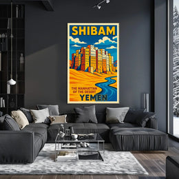 Shibam The Manhattan Of The Desert Poster