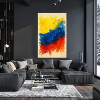Vibrant Abstract Colors Abstract Poster