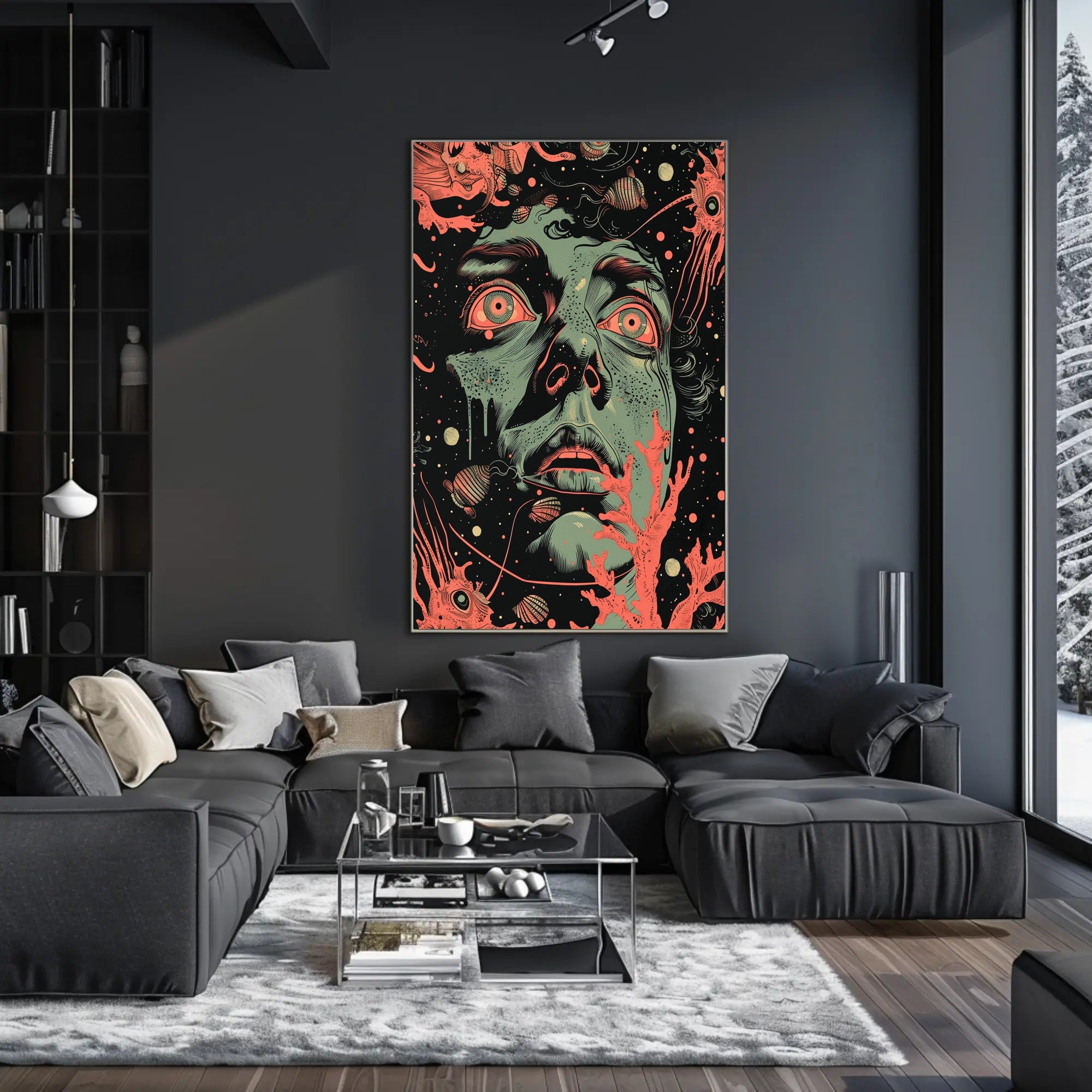 Cosmic Vision Art Print Poster for Home Decor and Wanderlust Enthusiasts PosterGoat