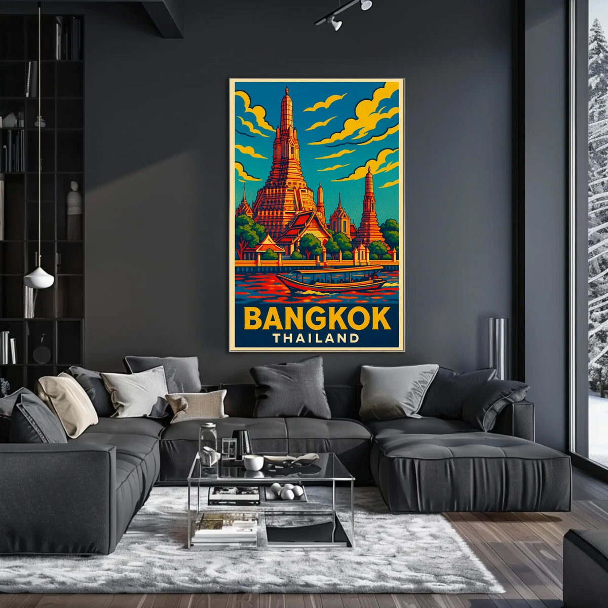 Bangkok Travel Poster