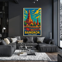 Bangkok Travel Poster