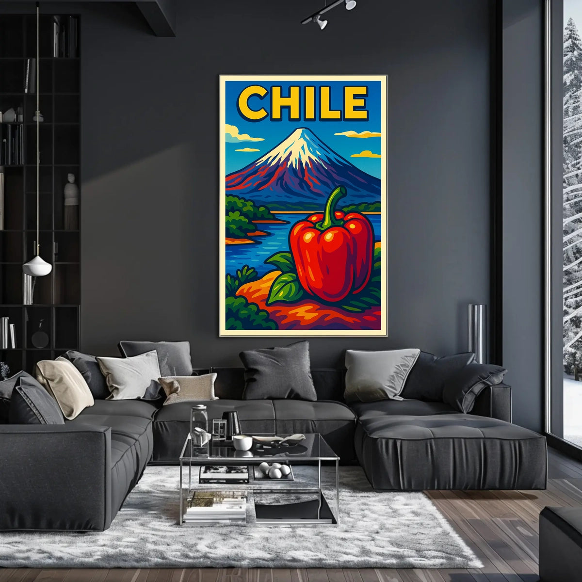 Chile A Vibrant Landscape Poster