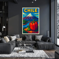 Chile A Vibrant Landscape Poster