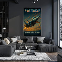 F-14 Tomcat Supersonic Icon Poster