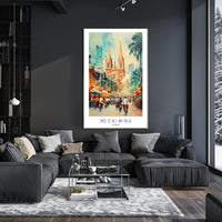 Ho Chi Minh City Vibrance Poster PosterGoat