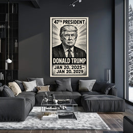 Donald Trump 47th President Poster