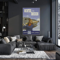 Winter Adventures in Sweden Poster PosterGoat