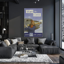 Winter Adventures in Sweden Poster PosterGoat